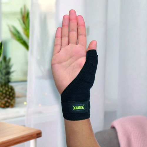 Forebyggelse & velvære - Magnetic Microfiber Finger Support Black